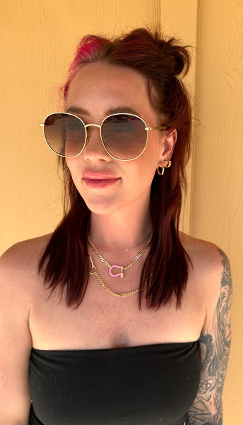 Georgie in Brown Lens Sunglasses