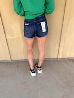 Risen Dark Denim Shorts
