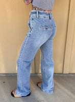 Risen Medium Wash Denim