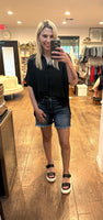 Black Oversized Top