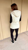 Cream Hooded Vest