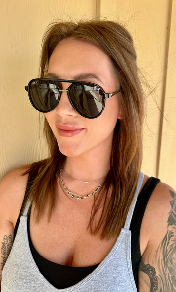Earhart Black Sunglasses