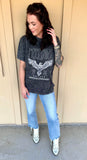 Charcoal Free Bird Tee