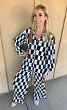 Checkered Print Set