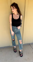 Black Thong Bodysuit