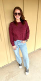 Burgundy Sweater