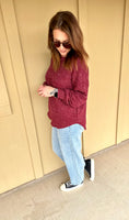 Burgundy Sweater