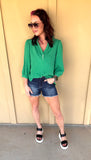 Risen Dark Denim Shorts