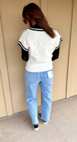 Cream Knit Vest