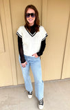 Cream Knit Vest