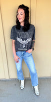 Charcoal Free Bird Tee