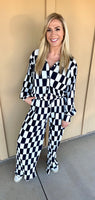 Checkered Print Set