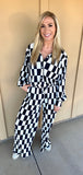 Checkered Print Set