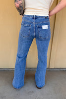 Risen Side Slit Denim
