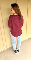 Burgundy Sweater