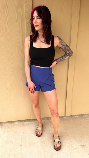 Blue Athletic Shorts