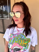 Shay in Gold Sunglasses