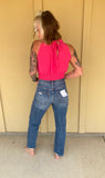 Pink Halter Neck Top