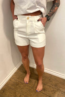 White Dress Shorts